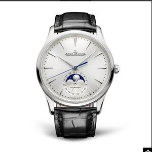 Silver and Black Watch-automatic moon (this is a copy)